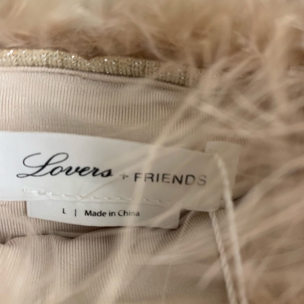 LOVERS AND FRIENDS, Nude Shimmer Courtney dress NWT - Picture 6 of 12